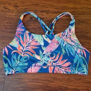 Athleta Girl Athleisure Casual Summer Outdoor Workout Sports Bra Size L/12